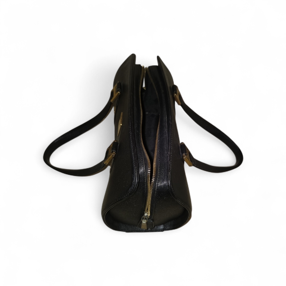 MCM Black Leather Shoulder Bag - Picture 8 of 10